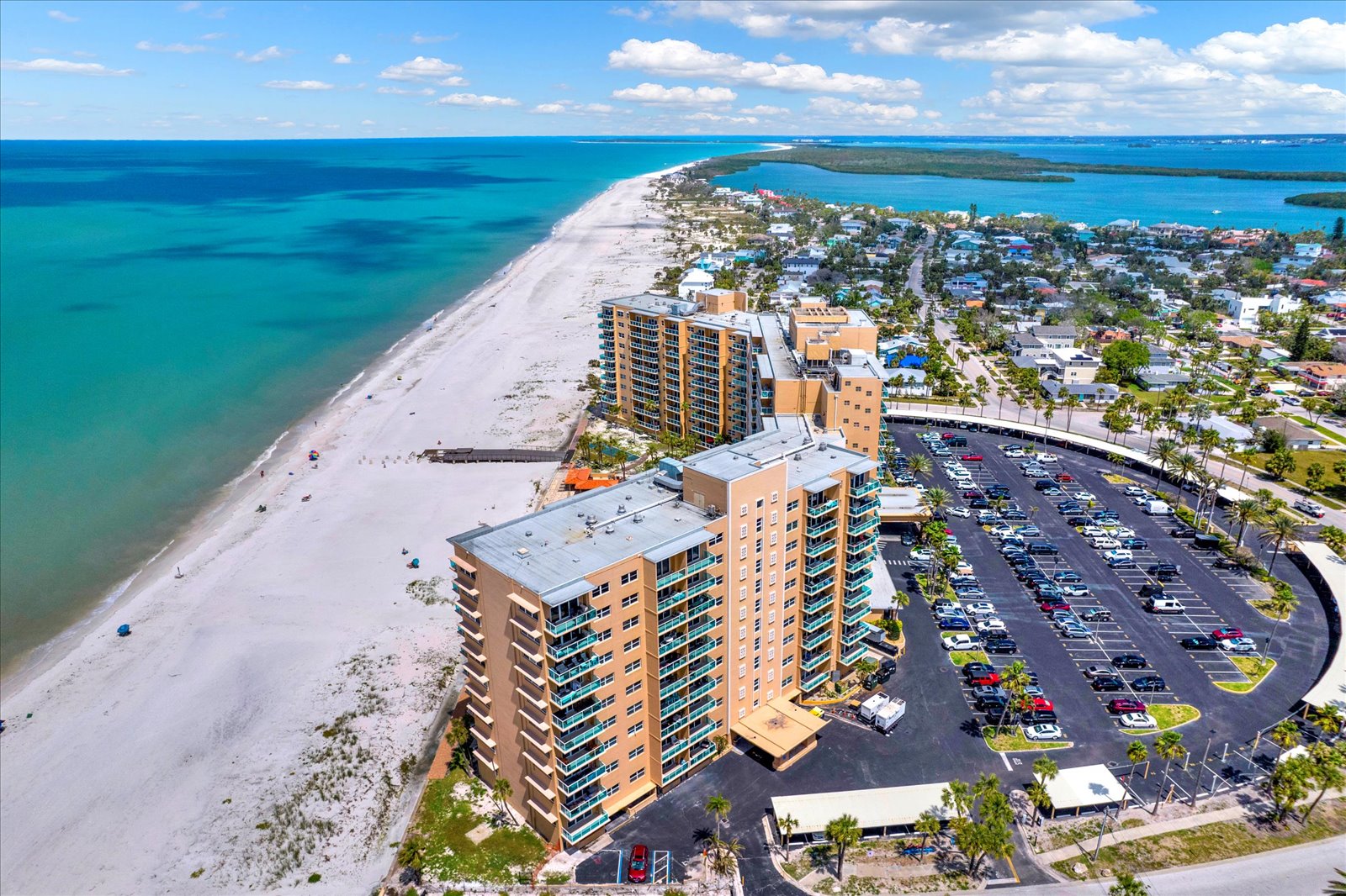 From the South, See how Special the Beach and Location Are.